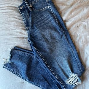 Distressed Universal Thread High-Rise Jeggings — Only worn once.